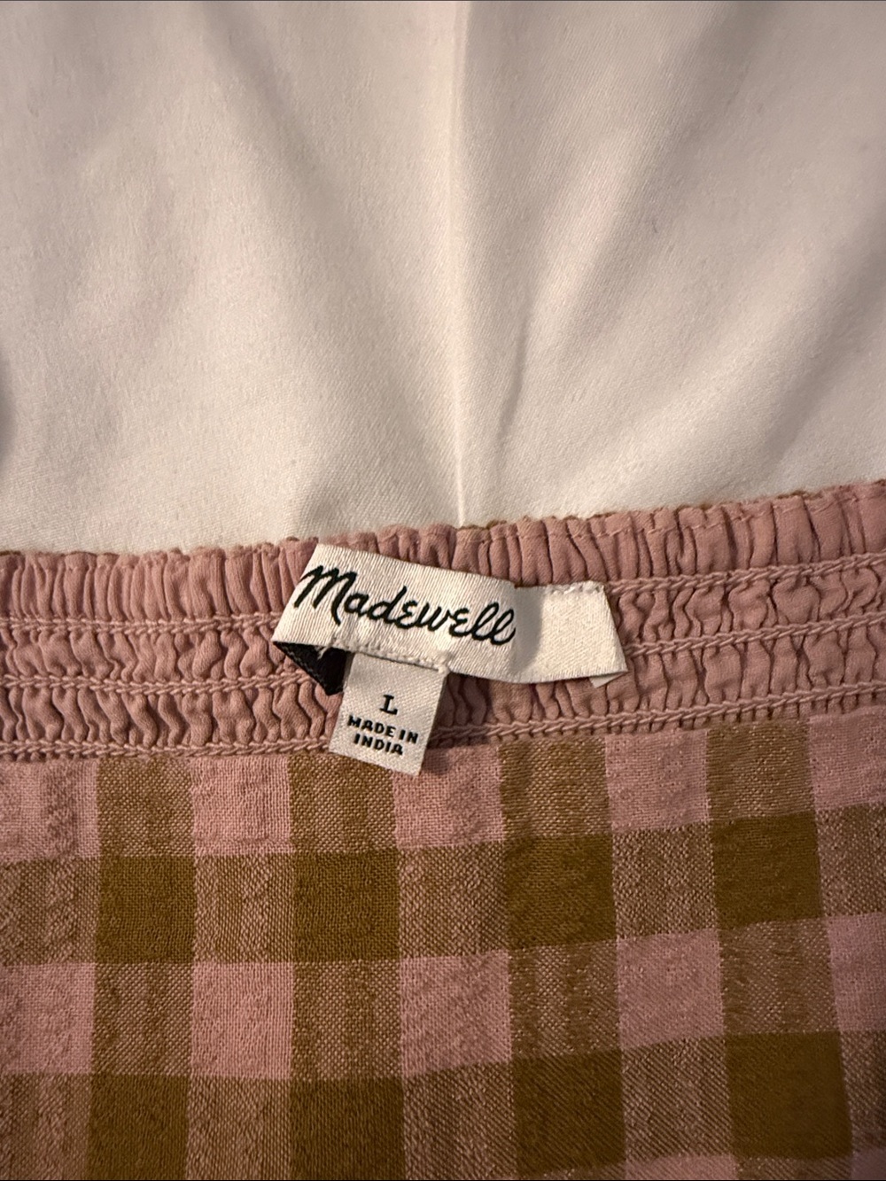 Madewell Square-Neck Puff-Sleeve Dress in Gingham Seersucker - Picture 4 of 4